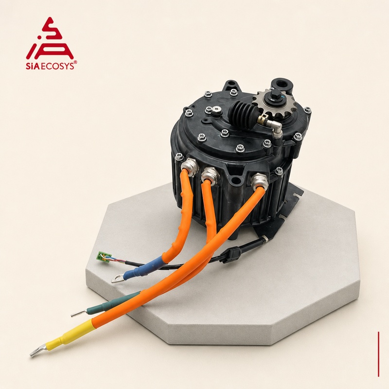 QSMOTOR J155A-36 5000W 72V Hai - Mid Drive Motor Kit 72V 5000W 评论和价格